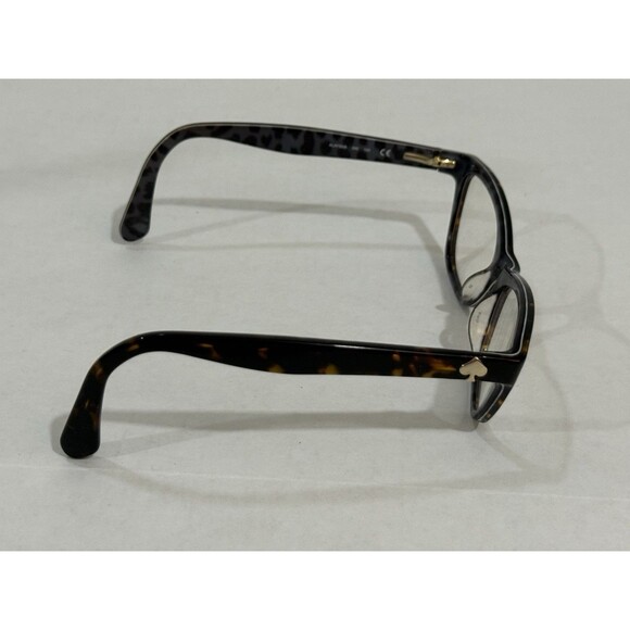 KATE SPADE NEW YORK ALAYSHA 086 DARK HAVANA AUTHENTIC EYEGLASSES W/CASE - Picture 9 of 16